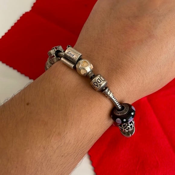 ORIGINAL FULL PANDORA bracelet w charms included - Picture 7 of 12